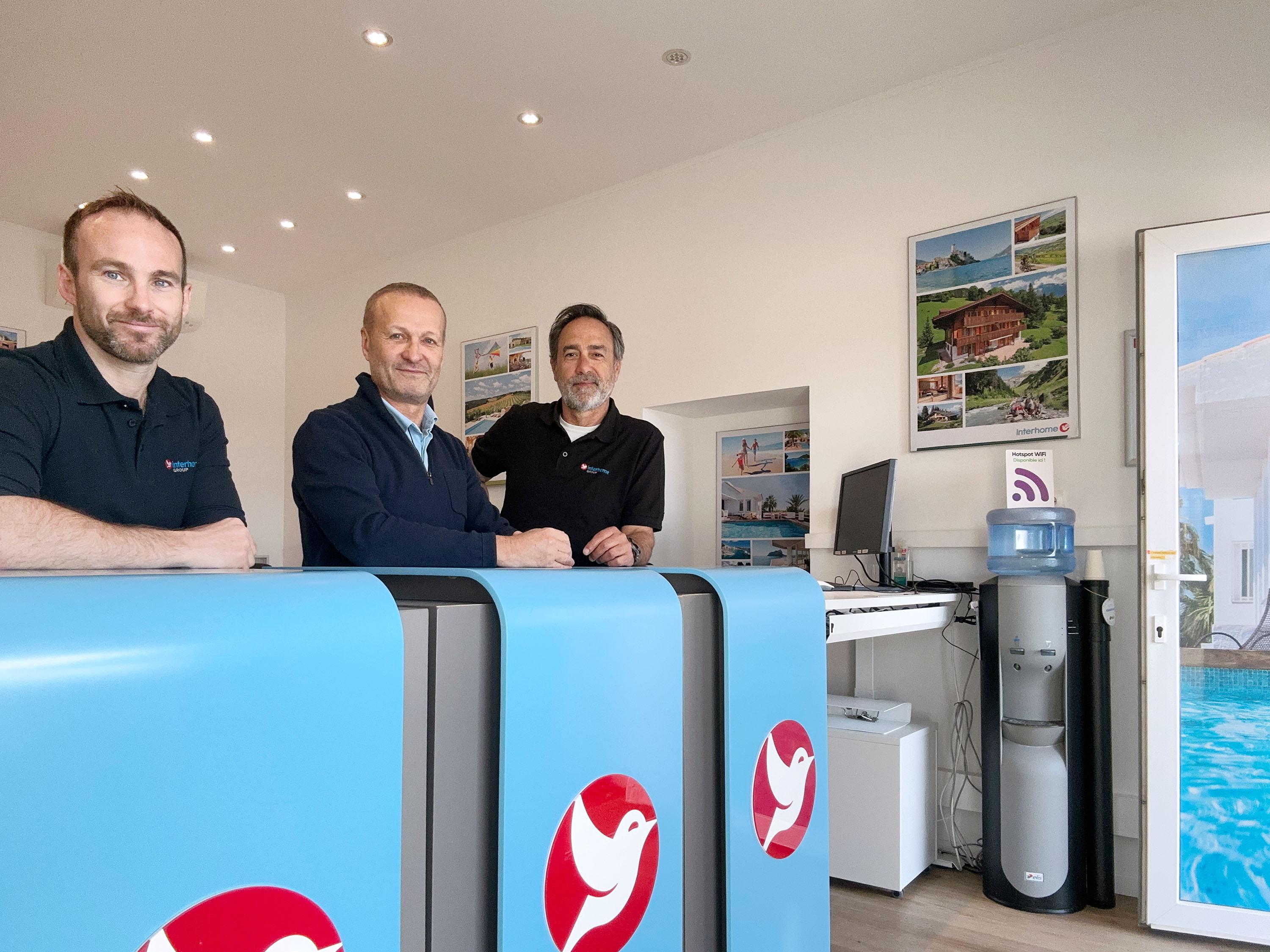 équipe de la conciergerie à Agay Cap Esterel