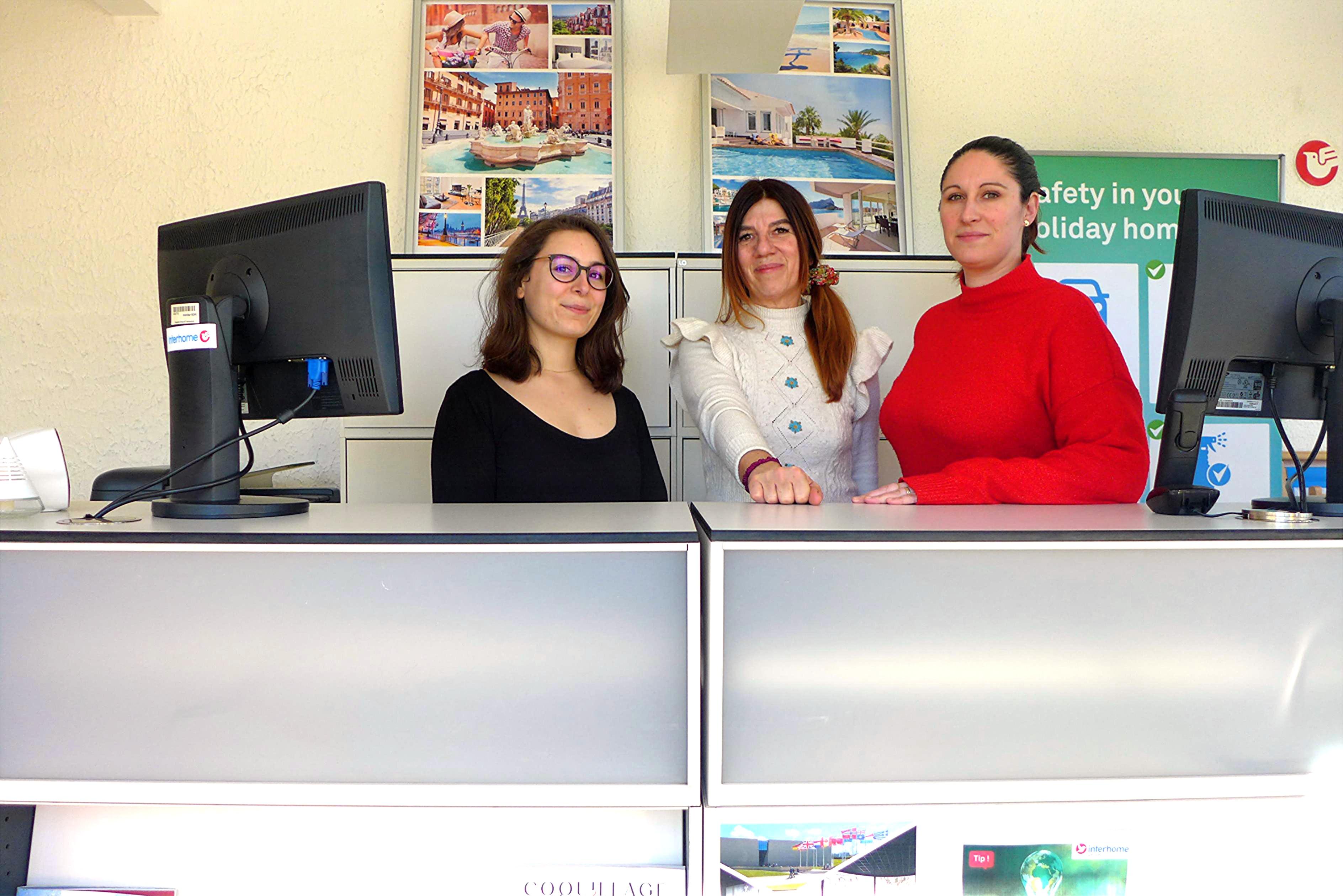 équipe de la conciergerie à Cabourg