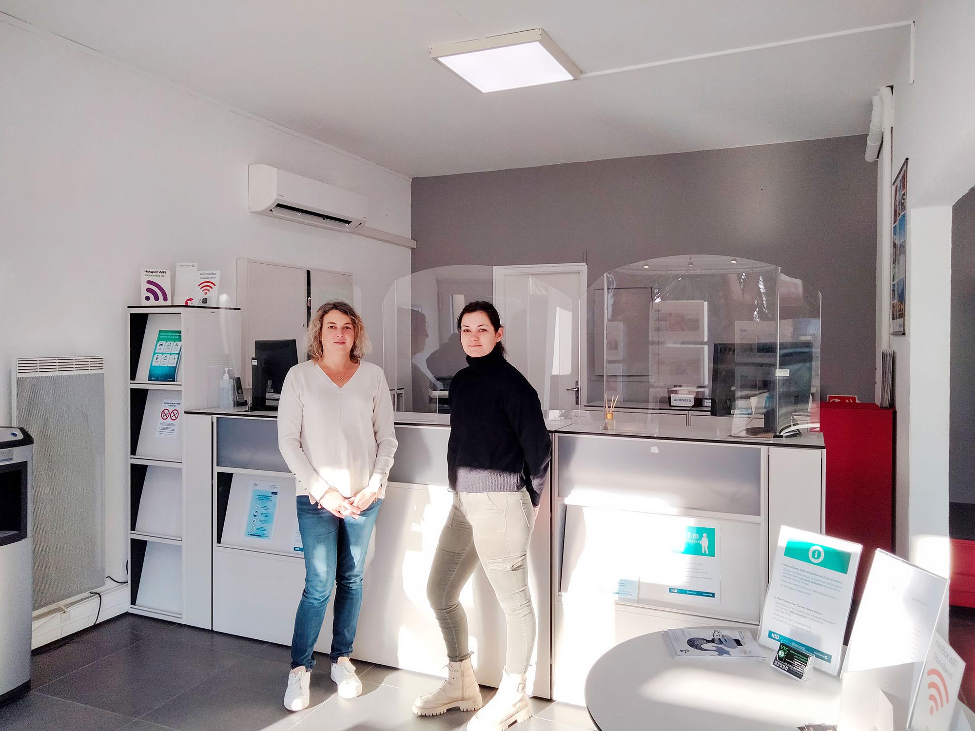 équipe de la conciergerie au Lavandou