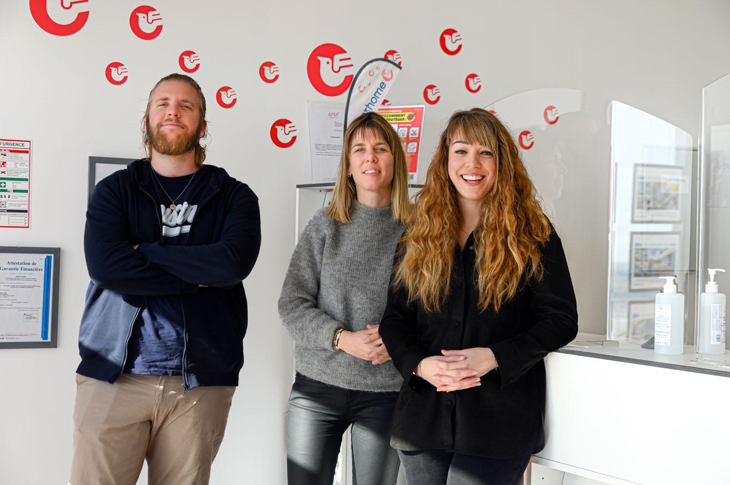 équipe de la conciergerie à Quiberon