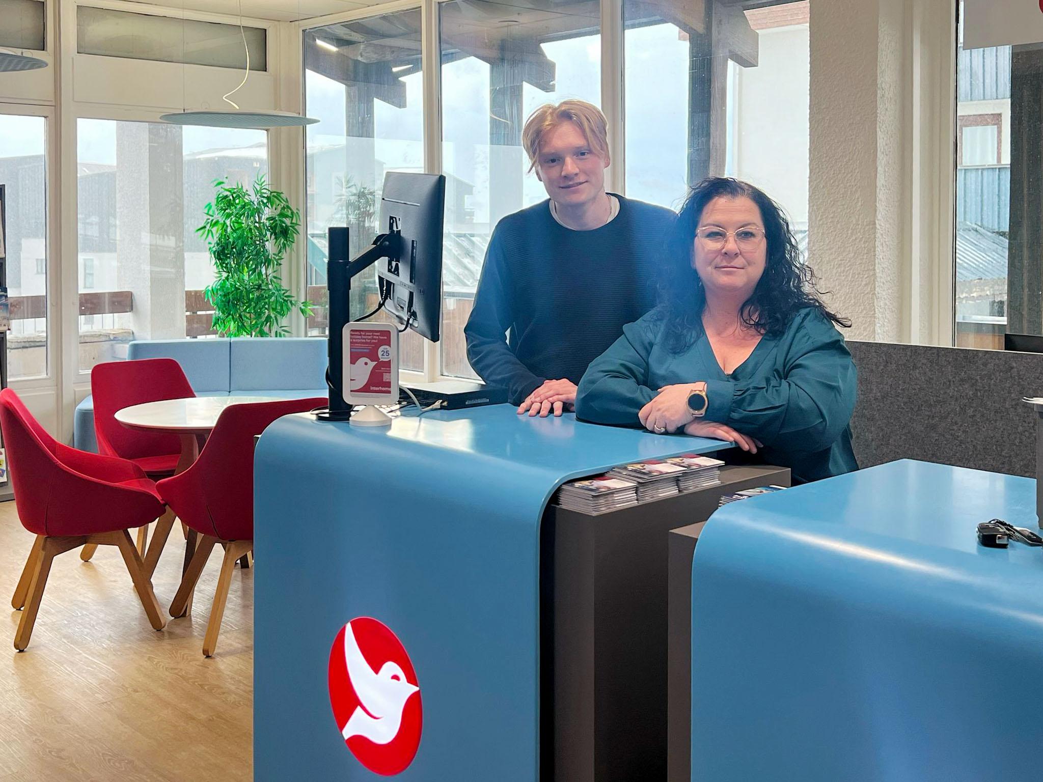 équipe de la conciergerie à Val Thorens