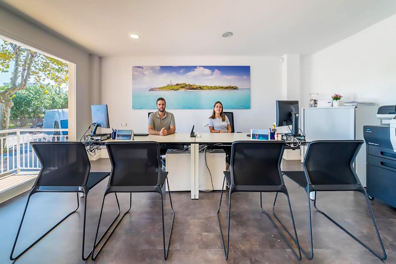 team from local property management office in Calpe