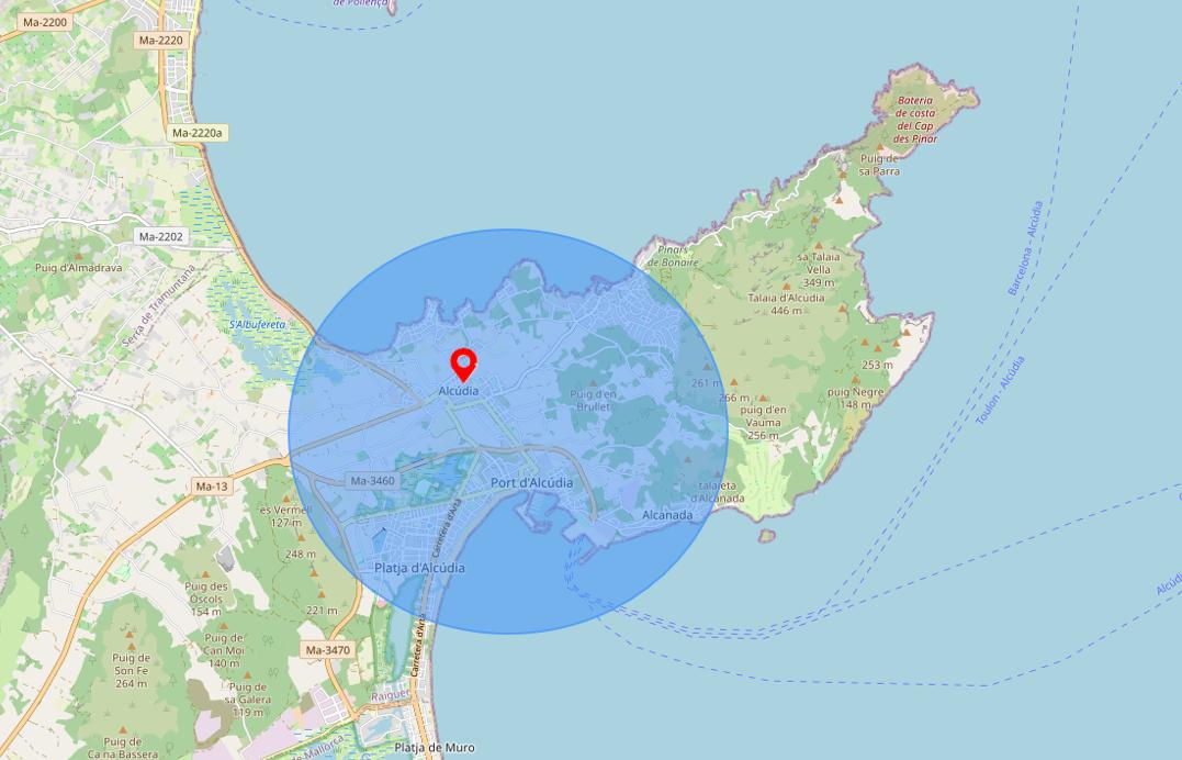 zonas de servicio de gestión de propiedades en Alcúdia y alrededores