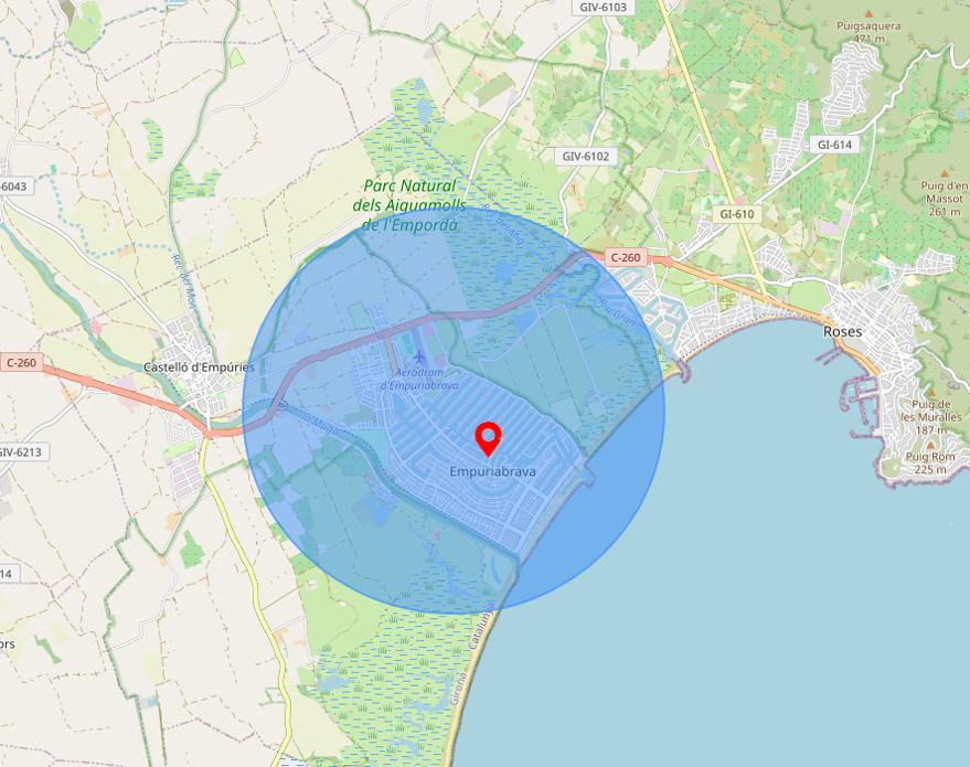 zonas de servicio de gestión de propiedades en Empuriabrava y alrededores