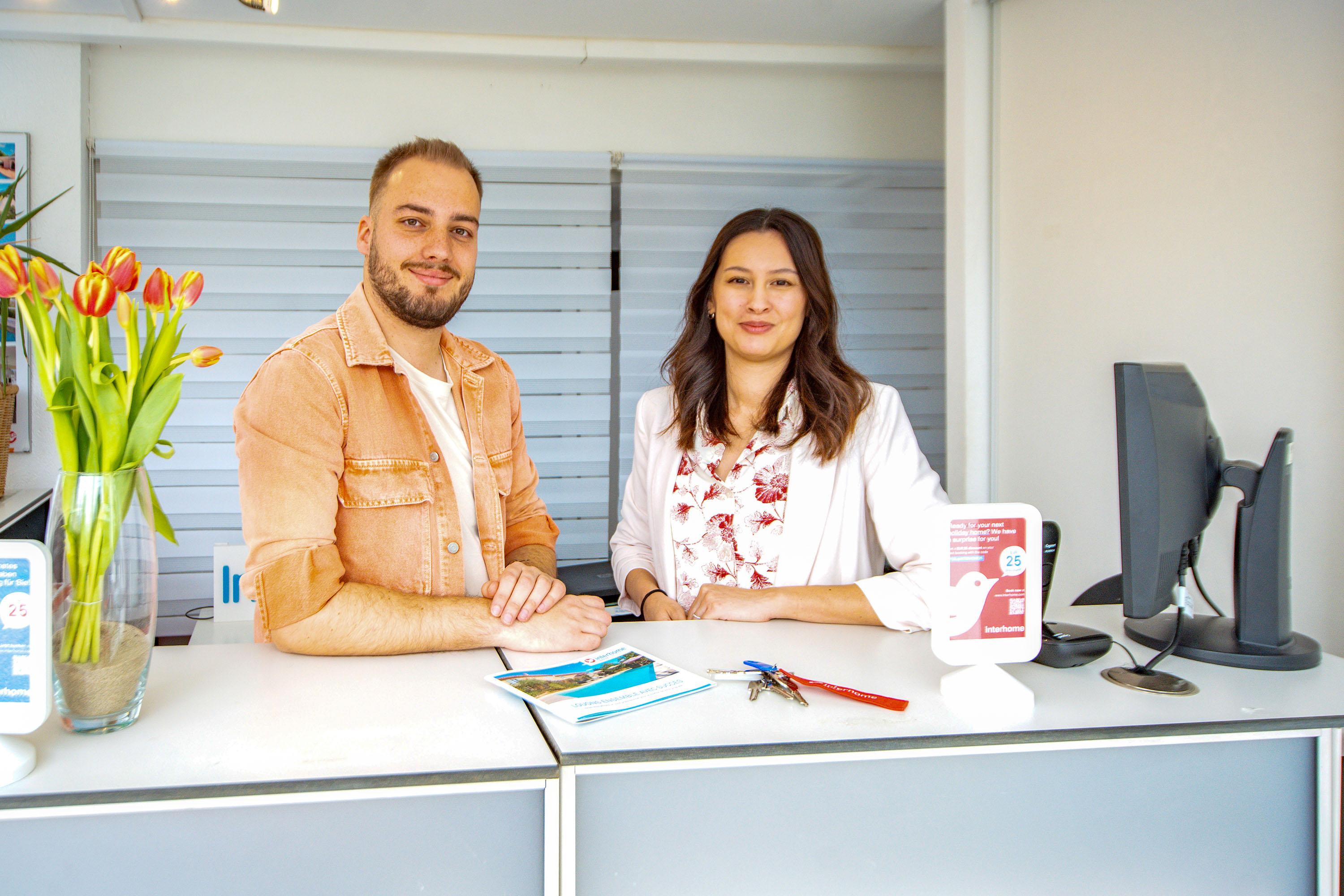 équipe de la conciergerie à La Grande Motte