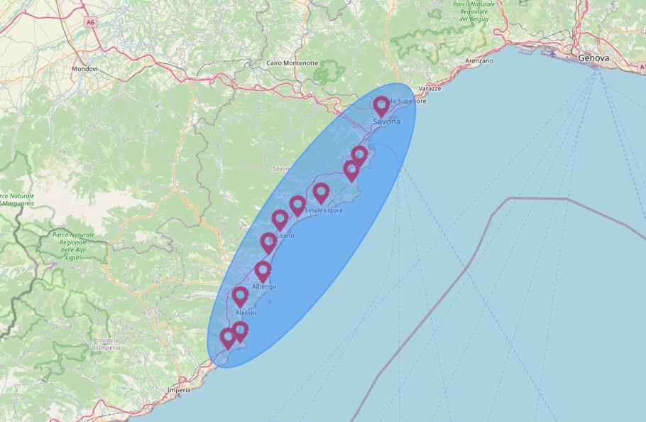 aree con gestione completa delle case vacanza a Alassio e nelle località vicine