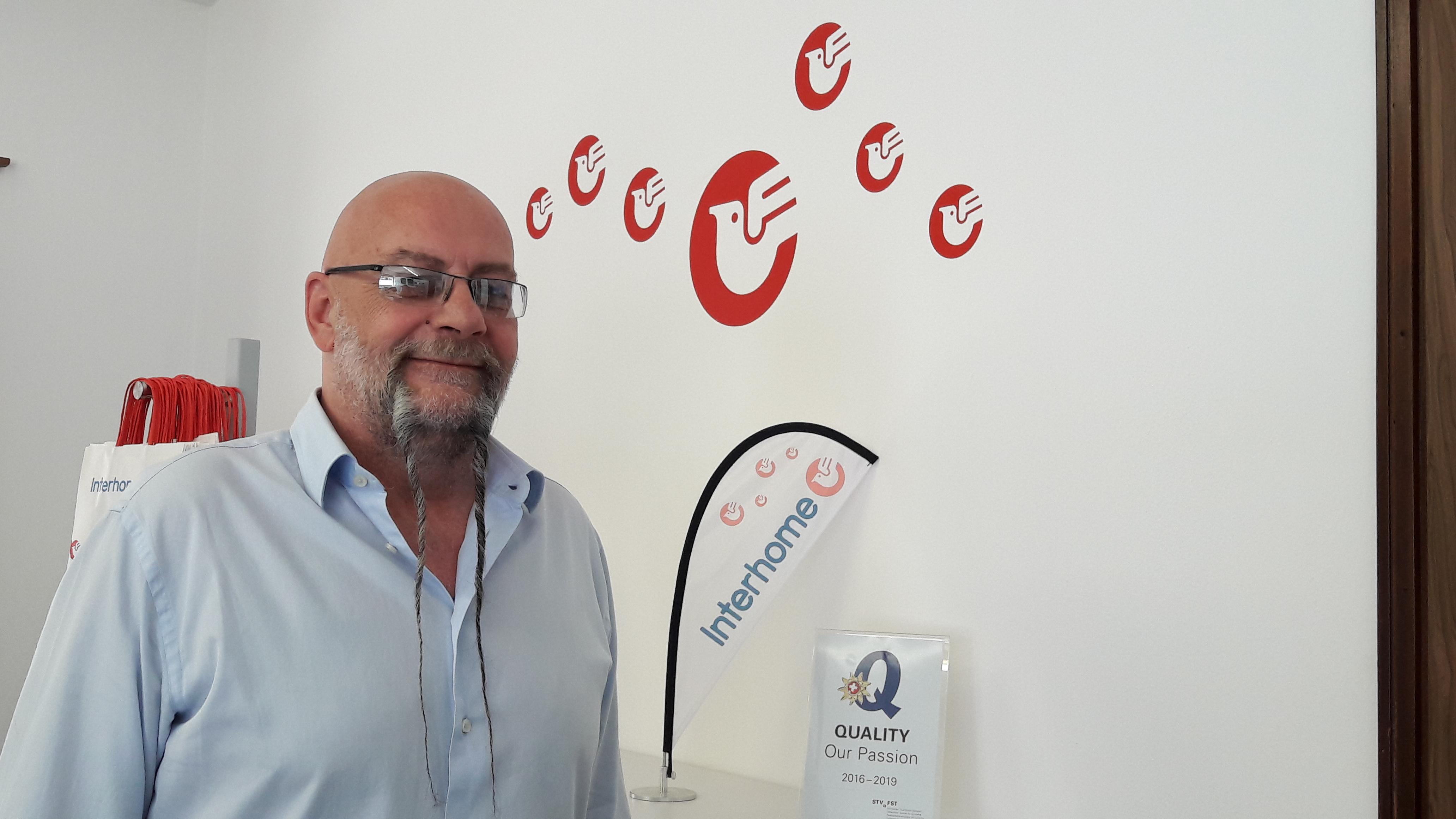 Team from local property management office in Davos Platz