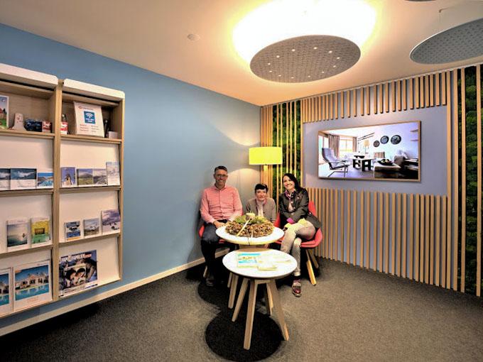 team unseres lokalen Büros für die Ferienhausverwaltung in St. Moritz