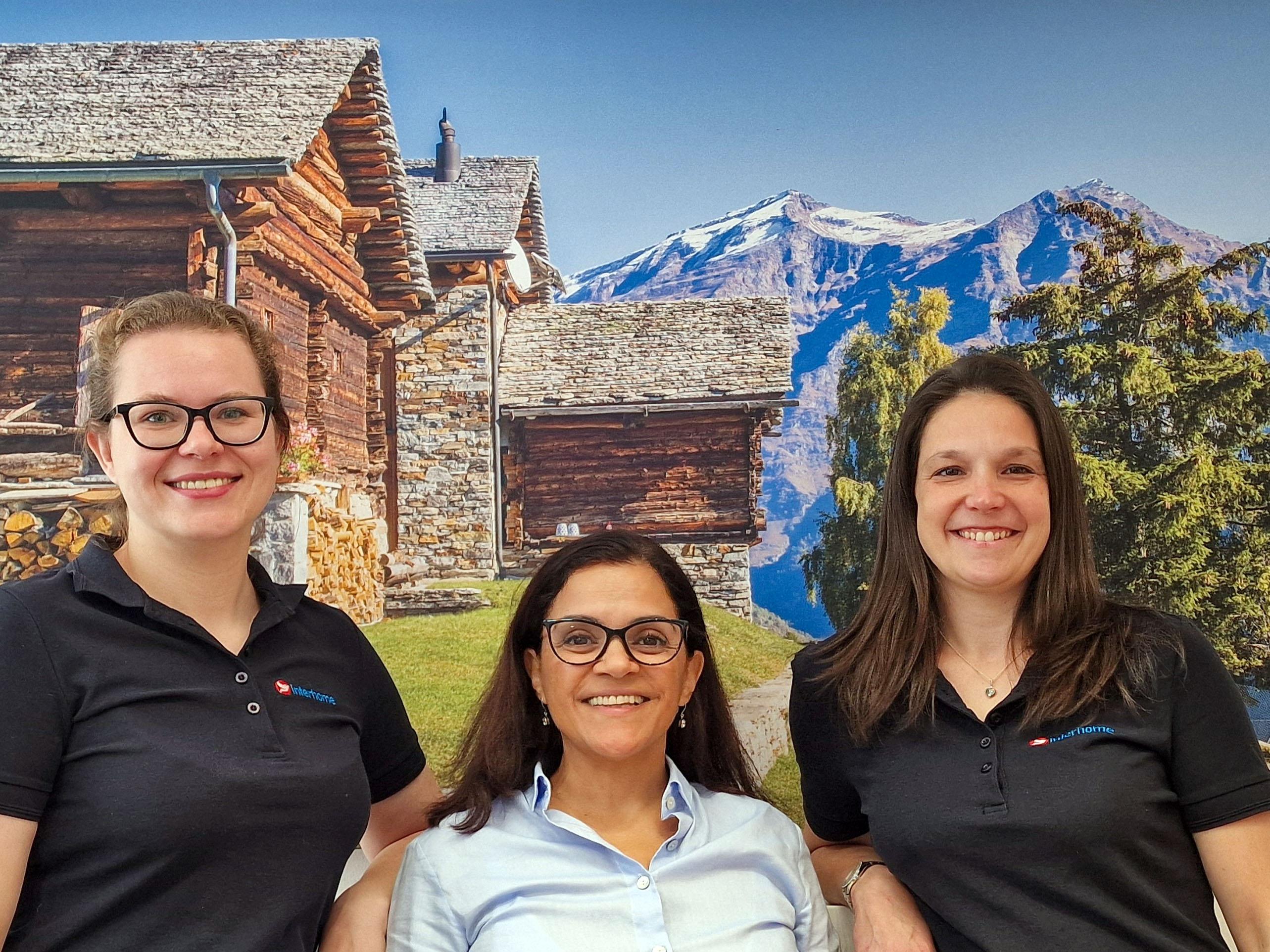 team from local property management office in Malvaglia