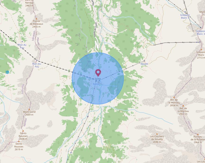 property management service areas in Siviez and nearby locations