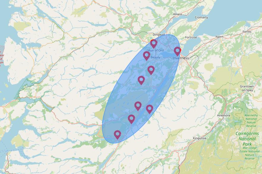 property management service areas in Drumnadrochit and nearby locations