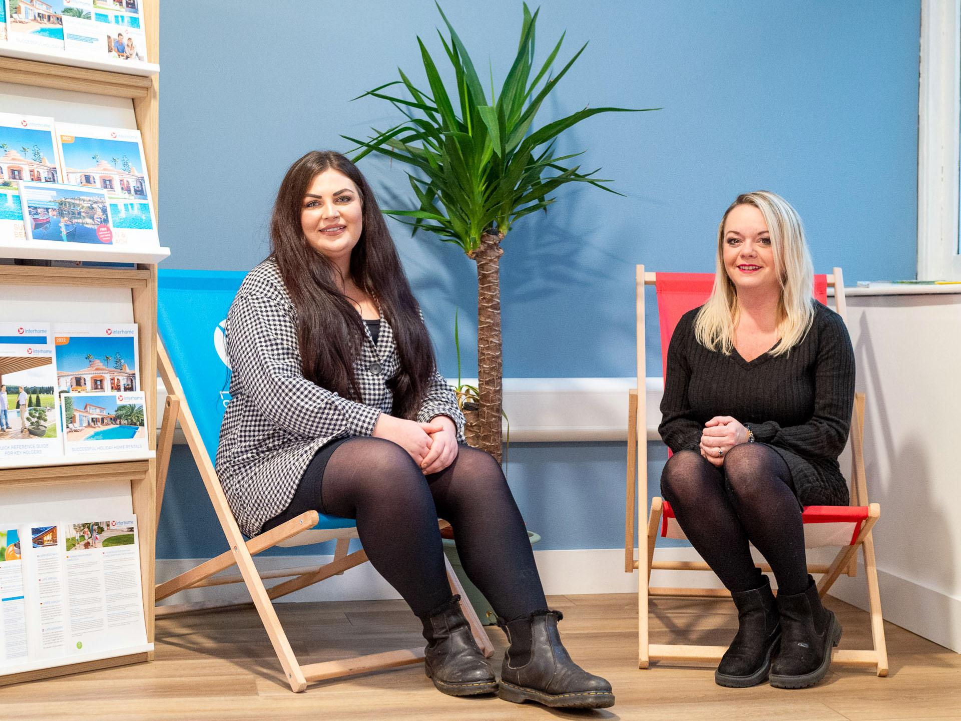 team from local property management office in Mevagissey