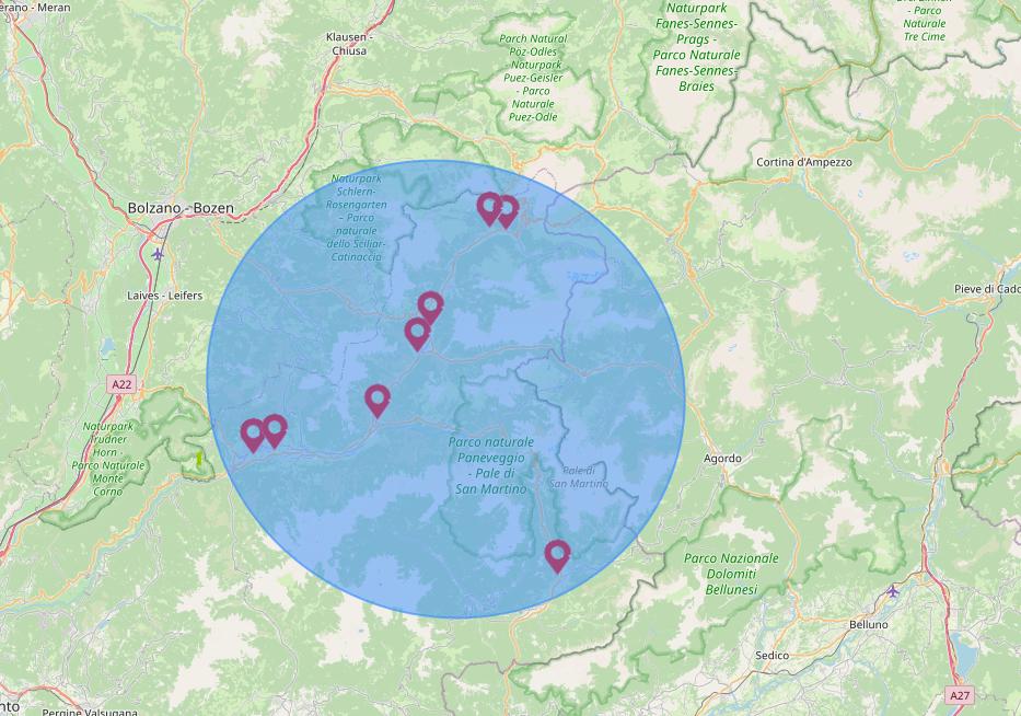 aree con gestione completa delle case vacanza a Canazei e nelle località vicine