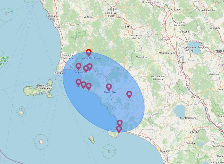 aree con gestione completa delle case vacanza a Castiglione e nelle località vicine