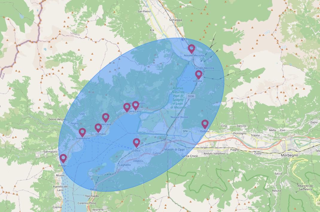 aree con gestione completa delle case vacanza a Domaso e nelle località vicine