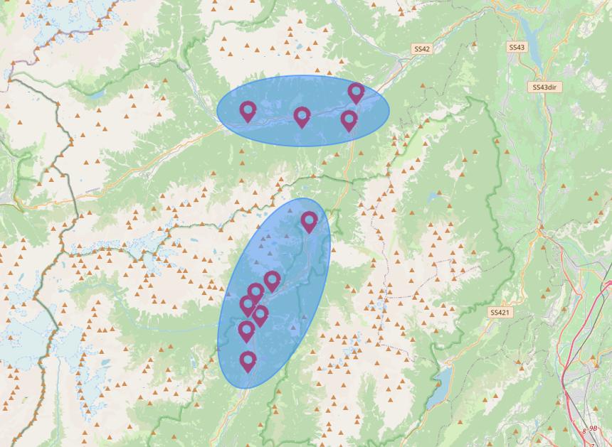 aree con gestione completa delle case vacanza a Pinzolo e nelle località vicine