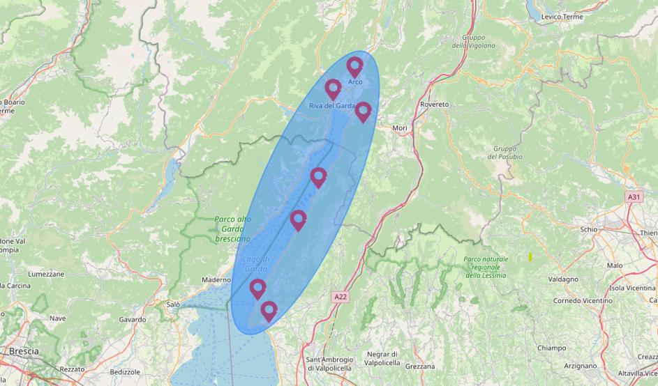 aree con gestione completa delle case vacanza a Riva del Garda e nelle località vicine