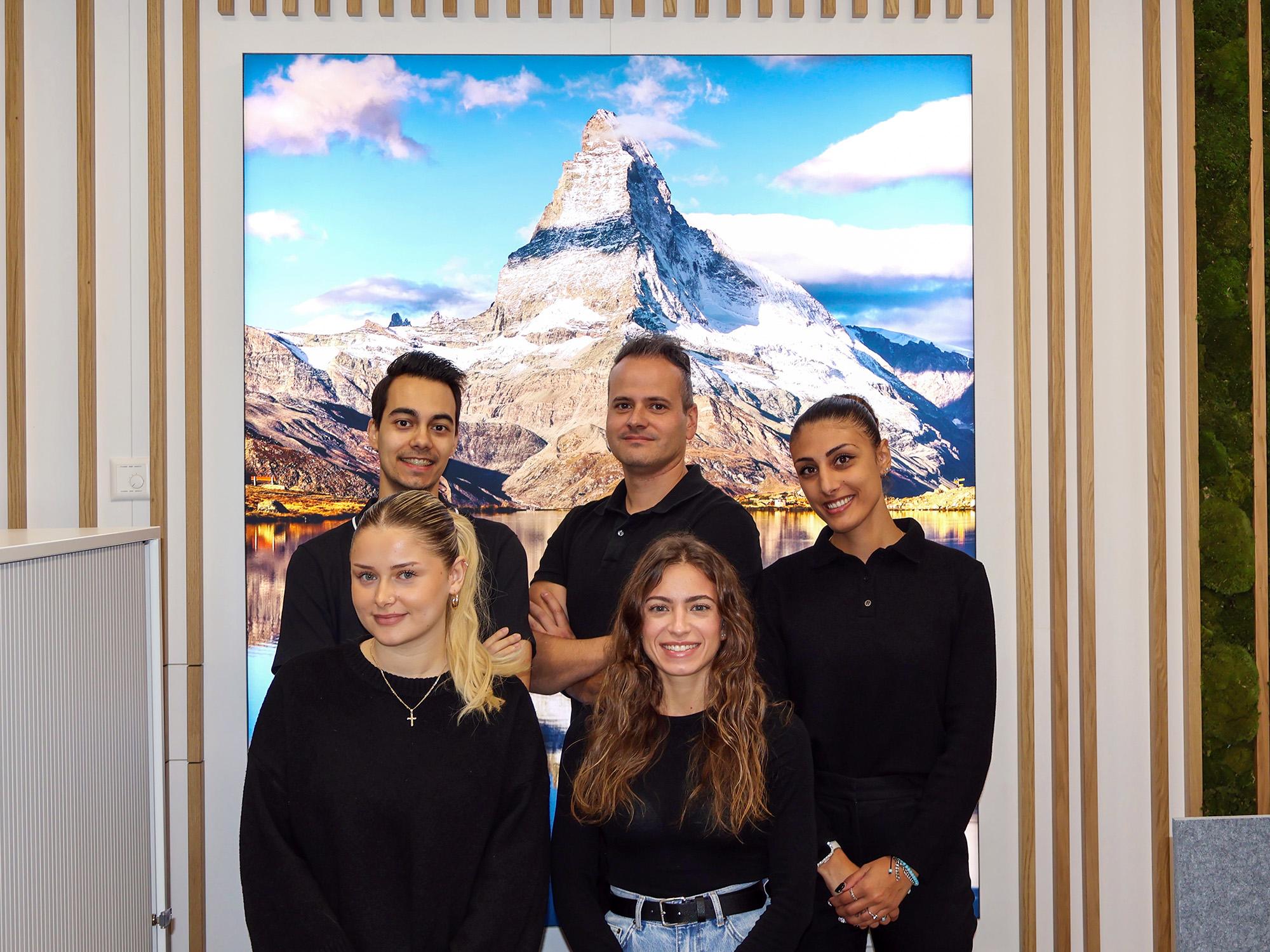 il team della nostra agenzia di affitti brevi a Zermatt