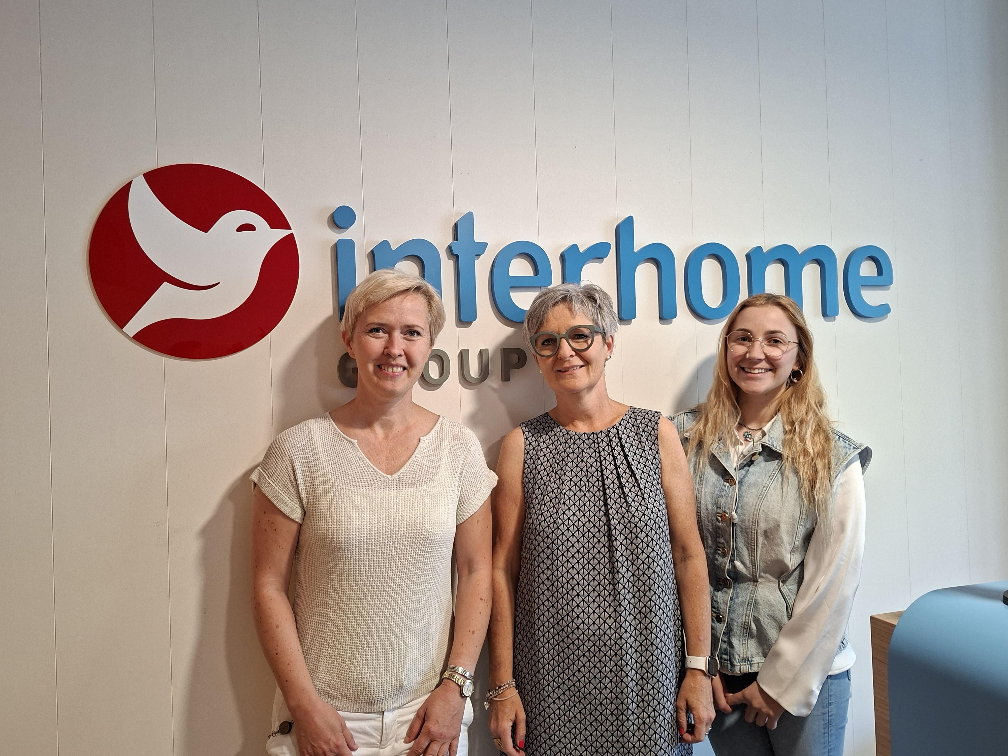 team from local property management office in Wengen